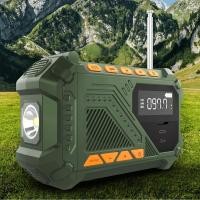 ราคา Freewalker-TH พลังงานแสงอาทิตย์วิทยุฉุกเฉินมือหมุนแบบพกพา FM AM WB สภาพอากาศพร้อมไฟฉายสัญญาณ SOS เครื่องชาร์จโทรศัพท์มือถือสำหรับในร่มกลางแจ้ง (49901190059)