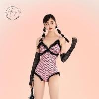 ราคา ชุดว่ายน้ําบิกินี่วันพีช แต่งลูกไม้ สไตล์เกาหลี สําหรับผู้หญิง (29602888376)