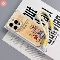 ราคา การ์ตูนวินนี่เดอะพูห์Toy Storyสร้อยข้อมือสําหรับIPhone Air 17 16 15 11 12 14 13 Pro Max 7Plus 15 6 7 8 6s Plus X XS Maxหรูหรากระเป๋าสตางค์ช่องใส่การ์ดเคสใส (29703153657)
