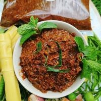 ราคา น้ำพริกปลาร้าสับผัดสุก 250กรัม ราคา 100บาท ราคาถูกที่สุด (41958778103)