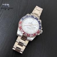 ราคา Rolexs _ Greeny Type II Mens 18K White Gold Watch126719พื้นผิวดาวตก BLRO (42326838199)