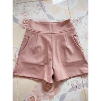 ราคา กางเกงขาสั้นเอวสูงเก็บหน้าท้องผ้าโรเชฟ ไซส์ s สีชมพูกะปิ (3481066351)
