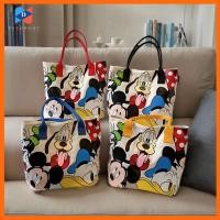 ราคา ⭐️ขายปลีก/ส่ง⭐️กระเป๋าสะพายไหล่ มีซิป ผ้าแคนวาส พิมพ์ลายการ์ตูนน่ารักๆ จุของได้เยอะ #BAG032 (26237484697)