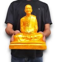 ราคา หลวงปู่เอี่ยมวัดสะพานสูง สีทองอเมริกา ขนาด 5 นิ้ว สูง 6 นิ้ว (22288579340)