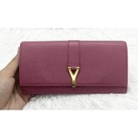 ราคา กระเป๋าสตางค์ใบยาว YSL มือสอง แท้ % (20963627945)
