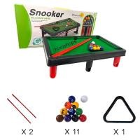 ราคา Snooker Billiards Game โต๊ะสนุ๊กสำหรับเด็ก โต๊ะพูลบิลเลียดขนาดเล็ก เกมกีฬา เล่นได้ 2 คน (21081376512)