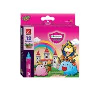 ราคา พร้อมส่ง!! สีเทียน 12 สี มาสเตอร์อาร์ต Masterart wax crayons (22482307357)