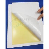 ราคา สติ๊กเกอร์กระดาษขาวด้าน A4 แพ็ค 10 แผ่น (5031371487)