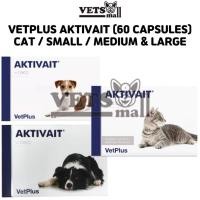 ราคา [VetPlus] AKTIVAIT for Small & M,L Dogs and Cats / Breed for Dogs 60 Capsules Nutritional Supplement for Support Brain Function (20873182887)