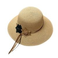 ราคา หมวกปีกกว้าง ประดับดอกไม้ สำหรับกันแดด หรือเพื่อแฟชั่น (920892757)