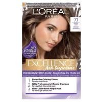ราคา L'oreal Excellence Cream ลอรีอัลครีมเปลี่ยนสีผม 7.1 Beige Ash บลอนด์ประกายหม่น (26428183115)