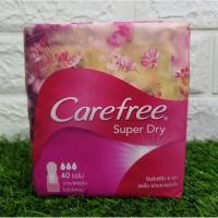 ราคา Carefree Super Dry แคร์ฟรี ซุปเปอร์ ดราย แบบไม่มีน้ำหอม บางมาตราฐาน 40 แผ่น (9758963229)