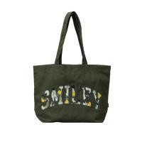 ราคา SMILEY® WOODLAND CANVAS TOTE BAG (GREEN) (44023209623)