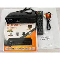 ราคา Q-BOX Plus DVB-S2 DVB-T2 Combo Q-BOX Satellite TV Receiver H.264 MPEG 4 DIGITAL TV ถอดรหัส 1080P Set Top Box สําหรับ Tanzania Uganda (25097469976)
