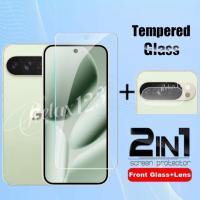 ราคา 2IN1 สําหรับ Google Pixel 10 Pro XL 5G Full Screen Protector กระจกนิรภัยสําหรับ Google Pixel10 Pixel10Pro 10ProXL Google Pixel 10 Pro XL ฟิล์มนิรภัย HD Clear Film Protector ฟิล์มเลนส์ (24796612704)