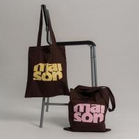 ราคา maison KEEPS | Daily Box Logo Tote Bag | Unisex | กระเป๋าผ้า (29343450528)