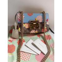 ราคา สินค้าพร้อมส่ง NewGucci Les Pomme Small Padlock สะพายไหล่ / crossbody ได้ ขนาด 7.9 x 5 x 3.1 นิ้ว (22922629070)