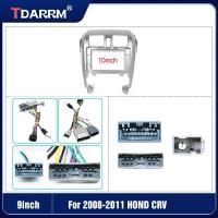 ราคา สําหรับ Honda CR-V CRV 2008-2011 รถ 10 นิ้ววิทยุสเตอริโอ Android MP5 ผู้เล่นปลอกกรอบ 2Din หัวหน่วย Fascia Dash ฝาครอบ 2 Din (48202653668)