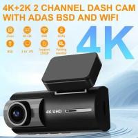 ราคา TGX-27 กล้องติดรถยนต์ 4K+2K เลนส์คู่ พร้อม ADAS & BSD (27443478214)