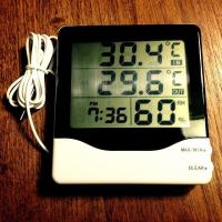 ราคา เครื่องวัดความชื้น (Hygrometer) วัดอุณหภูมิ (Thermometer) (วัดได้ 2 จุด) และนาฬิกา 3in1 หน้าจอ LCD (448139961)