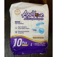 ราคา ผ้าอ้อมผู้ใหญ่ Andlove ใช้ได้ทั้งชายหญิง รุ่นเทป size L (26768348244)
