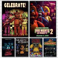 ราคา Fnaf Five-nights-At-Freddys โปสเตอร์คลาสสิก Wall art พิมพ์ศิลปะเหมาะสําหรับห้องนั่งเล่นห้องนอนบาร์ parlor ของขวัญตกแต่งบ้าน (56101545786)