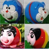 ราคา #ออมสินหมูการ์ตูน# กระปุกออมสินลายการ์ตูนน่ารักๆ #ขนาด 21x25x26 CM (กxยxส) (6779941812)