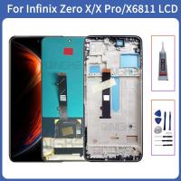 ราคา สําหรับ Infinix Zero X Pro LCD X6811 IPS จอแสดงผลใหม่ Touch Screen Digitizer Assembly สําหรับ Infinix Zero X LCD กรอบ X6811 (43013938208)
