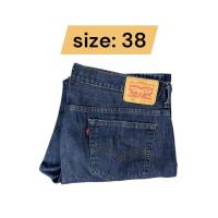 ราคา กางเกงยีนส์ ลีวาย 569 เอว38 Super Black ยาว 42 ขา 9.5 มือสอง รหัสs38 (28285911791)