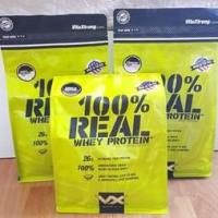 ราคา [ส่งฟรี] VX 100% REAL WHEY PROTEIN 2 LB เวย์โปรตีน 3 รส เพิ่มกล้ามเนื้อ/ลดไขมัน (5911476688)