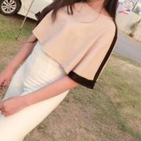 ราคา เสื้อครอป แขนปีกค้างคาว (1465925946)