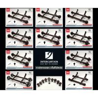 ราคา รางผ้าม่านสีโอ๊คเข้มลายไม้ประกอบชุด 2 ชั้น สำหรับม่านตาไก่ (25335925017)