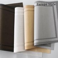 ราคา ลายสก๊อตลายสี่เหลี่ยมผืนผ้า Placemat PVC โต๊ะรับประทานอาหารแฟชั่นแผ่นจานชาม Pad Coasters แผ่นรองโต๊ะกันน้ํา (44174577752)
