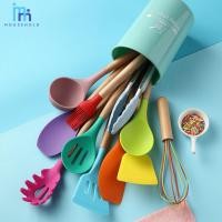 ราคา MM ตะหลิวซิลิโคน สีรุ้ง ตะหลิวซิลิโคนทนความร้อน ตะหลิวซิลิโคนทำอาหาร เครื่องครัวซิลิโคน 12 ชิ้นชุด (6053562492)