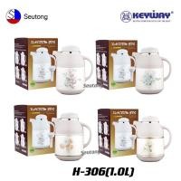 ราคา Keyway กระติกน้ำร้อนสูญญากาศไส้ปรอทแก้ว มีที่กรองใบชา(1ลิตร) รุ่น : H-306 (20153089445)