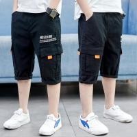 ราคา Tommyกางเกงขาสั้นเด็กชาย กางเกงขาสั้นชายใหญ่ แฟชั่นสีดำ ทรงหล่อ ใส่สบาย ราคาถูก รับประกันคุณภาพ (17013485016)