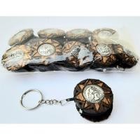 ราคา พวงกุญแจกะลา (จำนวน 10 ชิ้น) ทำด้วยกะลามะพร้าว งานแฮนด์เมด มีกระเป๋าพร้อมซิปปิดเปิด ประดับด้วยแผ่นเงินลายช้าง (8255642172)