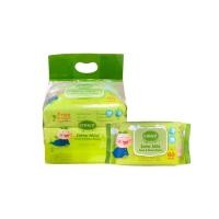 ราคา อองฟองต์ Enfant ผ้าเช็ดทำความสะอาดแบบเปียก สูตรน้ำแร่บริสุทธิ์ 99.9% Extra Mild Face & Body Wipes 1แพ็ค/3ห่อ (28556704894)
