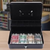 ราคา ลิ้นชักเก็บเงิน กล่องเก็บเงินแบบพกพา กล่องใส่เงิน กล่องใส่เงิน แบบพกพา กรอบเหล็กดัด กล่องเก็บเงินแบบกุญแจ ที่เก็บตังค์ (41408585445)