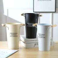 ราคา (พร้อมส่ง)ขายดี กระถางปลูกต้นไม้กระถางดอกไม้โลหะทรงกรวย ใช้เป็นแจกันจัดดอกไม้ ปลูกต้นไม้ (25592499343)