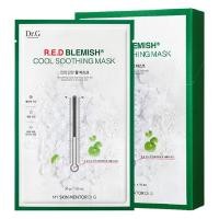 ราคา Dr.G Red Blemish Cool Soothing Mask, 10 packs (24674771306)