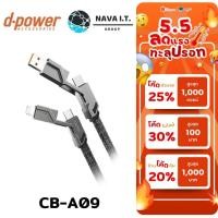 ราคา มีส่งด่วน D-POWER CB-A09 BLACK-GRAY สายชาร์จ 4IN1 65W รองรับทุกอุปกรณ์ ชาร์จได้ทั้งมือถือเเละโน๊ตบุ๊ค ... (19886635307)