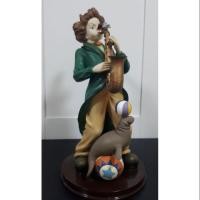 ราคา ตุ๊กตาเรซิ่น โบโซ่ เล่นดนตรีเป่าแซก ตัวตลก ตกแต่งบ้าน (2264895331)