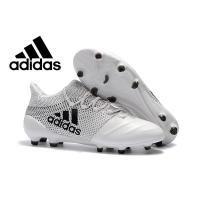 ราคา 2024 พร้อมส่งของl adidas X 16.1 หนัง FG39-45 รองเท้าฟุตบอลรองเท้าฟุตบอล （ขาวน้ำเงิน 39-44） (3868946954)