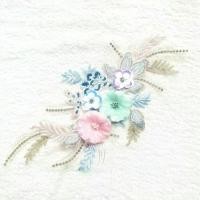 ราคา ลูกไม้ ดอกไม้ 3D ตกแต่งเสื้อผ้า ตกแต่งกระเป๋าสาน (4434307825)