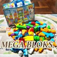 ราคา Mega black fisher Price ตัวต่อเมกะบล็อค ของแท้มือสอง สภาพดี (44476909312)