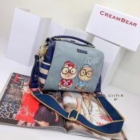 ราคา Cream Bearครีมแบร์ กระเป๋าแบรนด์แท้ 100% (8482067200)