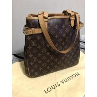 ราคา LV Used Batignolle Mm monogram canvas shoulder แท้ % (5553846436)