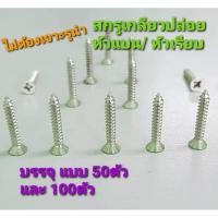 ราคา สกรูเกลียวปล่อย ตะปูเกลียว สกรูเกลียวเหล็ก หัวเรียบ (5025409039)