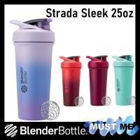 ราคา [Sleek 25oz] แก้วเชค Blender Bottle Insulated Stainless Steel Shaker รุ่น Strada Sleek BlenderBottle แก้วเก็บความเย็น (25966996267)